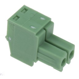 1 pcs - Phoenix Contact 3.5mm Pitch 2 Way Pluggable Terminal Block, Plug, Cable Mount, Screw Termination