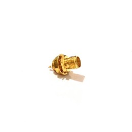 1 pcs - RS PRO, jack PCB Mount SMA Connector, 50Ω, Solder Termination, Straight Body