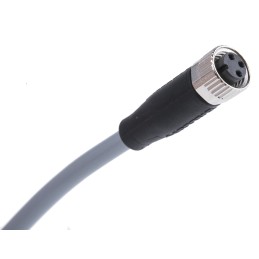 1 pcs - BALLUFF Straight Female 3 way M8 to Unterminated Sensor Actuator Cable, 5m