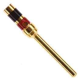 1 pcs - TE Connectivity, AMPLIMITE 109 Series Series, size 20 Male Crimp D-sub Connector Contact, Gold over Copper Pin, 28