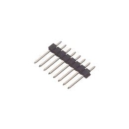 10 pcs : G800LE300018YEU - Headers & Wire Housings Pin Header 2.54mm Pitch STR DIP,1x8PIN,FULL G/F,NY6T,8.1mm*2.5mm*3.1mm,Color-