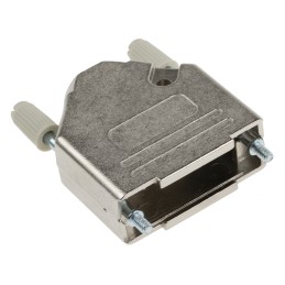 1 pcs - MH Connectors MHDTZK-RA Series Zinc D Sub Backshell, 15 Way, Strain Relief