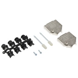 1 pcs - MH Connectors MHDTZK-RA Series Zinc D Sub Backshell, 15 Way, Strain Relief