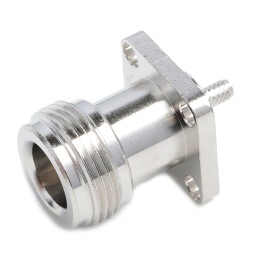 1 pcs - RS PRO, jack Panel Mount N Connector, 50Ω, Crimp Termination, Straight Body