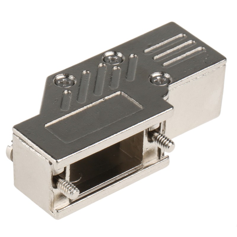 1 pcs - MH Connectors MHDCMR Series Zinc Right Angle D Sub Backshell, 9 Way, Strain Relief
