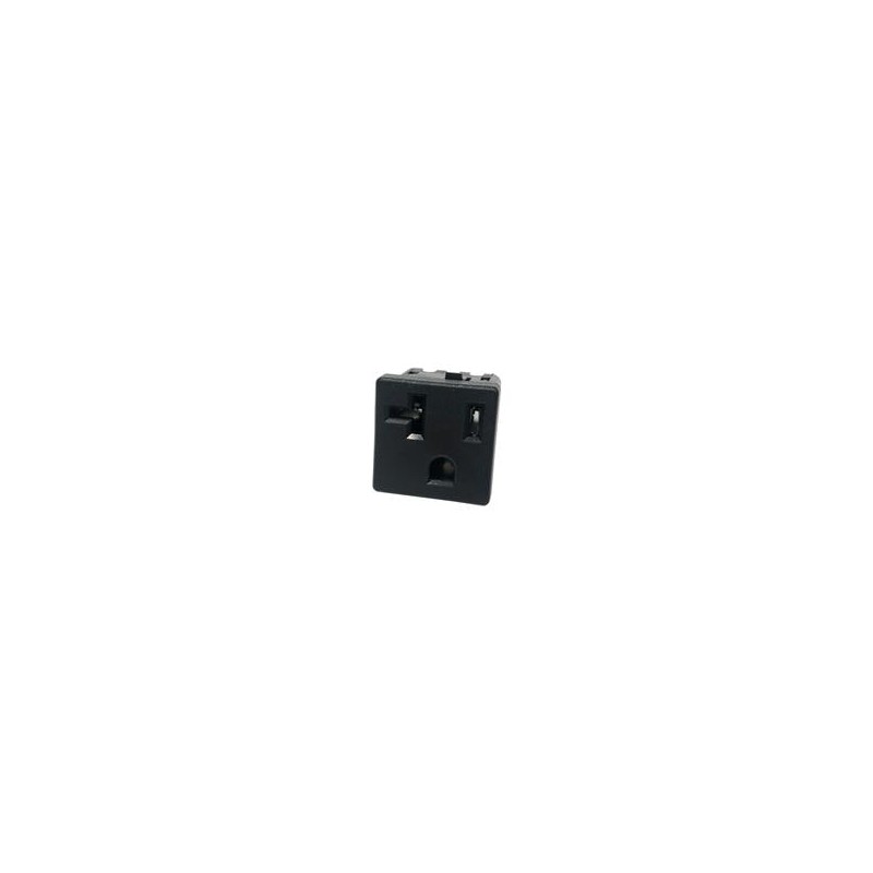10 pcs : IEC-D-2 - AC Power Entry Modules AC FEM. OUTLET IEC .250' CON SNAP-IN