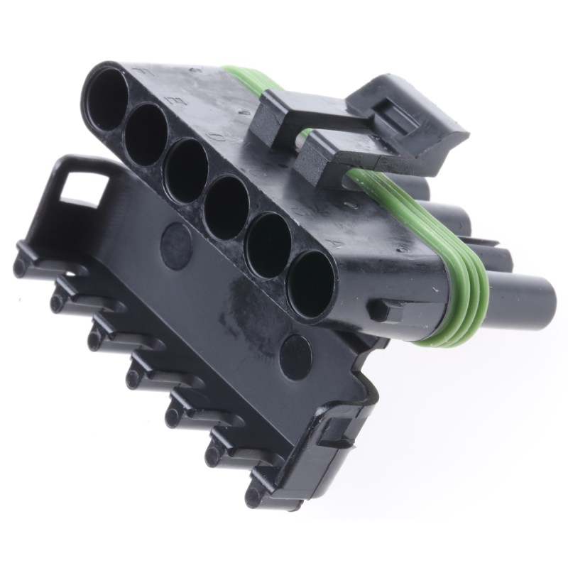 1 pcs - Delphi, Weather-Pack Automotive Connector Socket 6 Way
