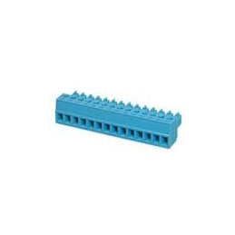 10 pcs : TBP02P1-381-14BE - Pluggable Terminal Blocks Terminal block, pluggable, 3.81, plug, 14 pole, slotted screw, blue