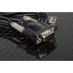 1 pcs - RS PRO Cable, Male USB A to Male 9 Pin D-sub Cable, 1.2m