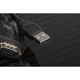 1 pcs - RS PRO Cable, Male USB A to Male 9 Pin D-sub Cable, 1.2m