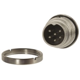 1 pcs - Amphenol, signalmate C091 3 Pole M16 Din Plug, 5.0A, 300 V IP67, Screw On, Panel Mount