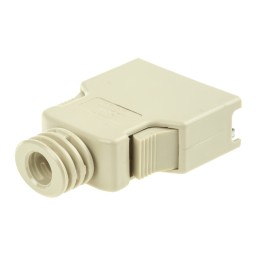 1 pcs - 3M 103 Series ABS D Sub Backshell, 20 Way, Strain Relief