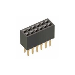 10 pcs : M50-3000645 - Headers & Wire Housings 6+6 DIL GOLD VERT SOCKET