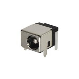 10 pcs : PJ-079BH - DC Power Connectors power jack, 2.5 x 5.8 mm, horizontal, through hole, high current, w/ shielding,1 switch