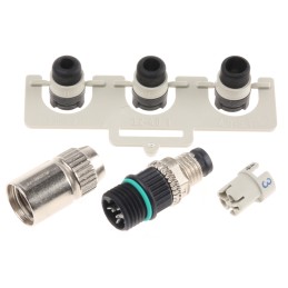 1 pcs - HARTING, HARAX 4 Pole Din Plug, Male, Cable Mount