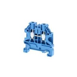10 pcs : XW5T-S4.0-1.1-1BL - DIN Rail Terminal Blocks TB Screw 4.0mm 1:1 2tier Blue