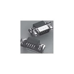 10 pcs : L17HTNES4R2C - D-Sub Standard Connectors 9P R/A Hi Temp Skt Rear Insert 4-40