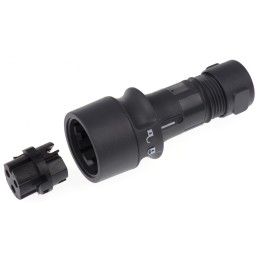 1 pcs - Bulgin Circular Connector, 3 Contacts, Cable Mount, Socket, Female, IP66, IP68, IP69K, Buccaneer 6000 Series