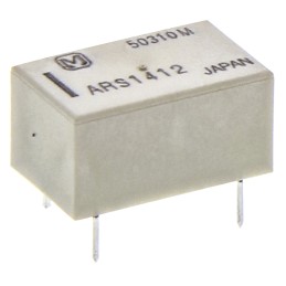1 pcs - Panasonic PCB Mount High Frequency Relay, 12V dc Coil, 50Ω Impedance, 3GHz Max. Coil Freq., SPDT