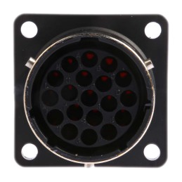 1 pcs - ITT Cannon Circular Connector, 19 Contacts, Panel Mount, Socket, Female, IP67, Trident Neptune Series