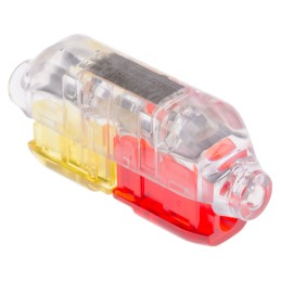 1 pcs - TE Connectivity In Line Splice Connector, Clear, Insulated, Tin 0.75 - 2.5 mm², 1.5 - 4 mm², 16 -