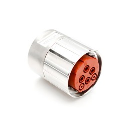 1 pcs - Amphenol Circular Connector, 6 Contacts, Cable Mount, M40 Connector, Plug, Female, IP67, MotionGrade Series