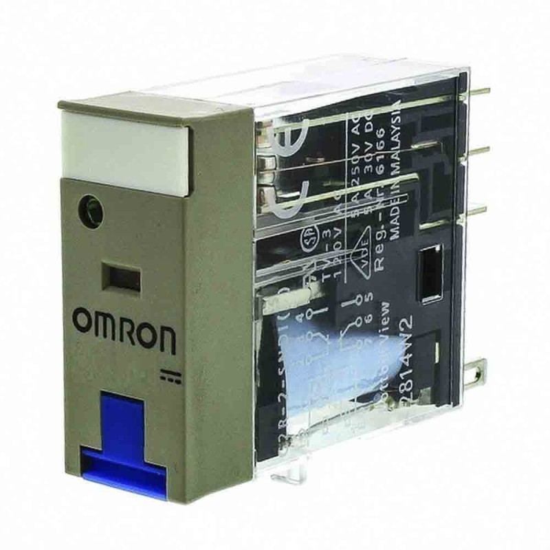 1 pcs - Omron Non-Latching Relay, 24V dc Coil, 5A Switching Current, SPDT
