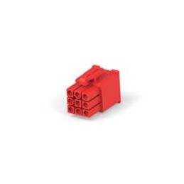 10 pcs : 1-172169-2 - Pin & Socket Connectors MINI PLUG 9P RED