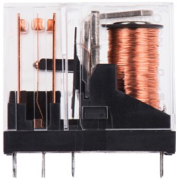 1 pcs - Omron PCB Mount Power Relay, 5V dc Coil, 5A Switching Current, DPDT