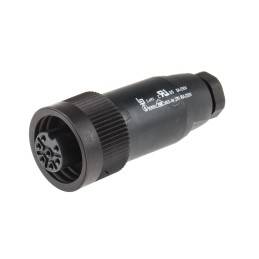 1 pcs - binder Circular Connector, 7 Contacts, Cable Mount, Socket, Female, IP67, 693 Series