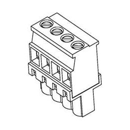10 pcs : 39523-7003 - Pluggable Terminal Blocks 5.0MM EURO PLUG VERT UG VERT RWE GRN 3CKT