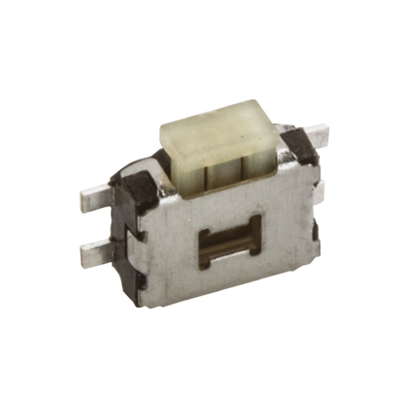 1 pcs - White Tactile Switch, SPST 50 mA @ 12 V dc 2.6mm Surface Mount