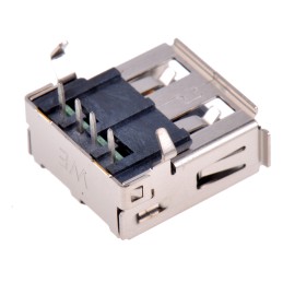 1 pcs - Wurth Elektronik Right Angle, Through Hole, Socket Type A 2.0 USB Connector