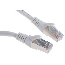 1 pcs - RS PRO Cat5e Male RJ45 to Male RJ45 Ethernet Cable, F/UTP, White PVC Sheath, 0.5m