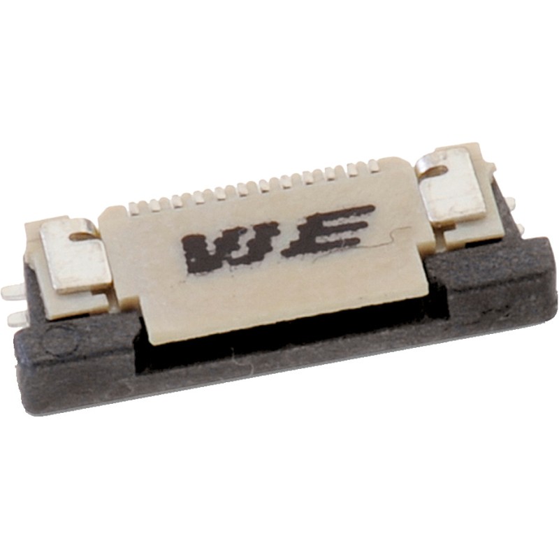 1 pcs - Wurth Elektronik, WR-FPC 0.5mm Pitch 44 Way Horizontal Receptacle FPC Connector, ZIF Top Contact