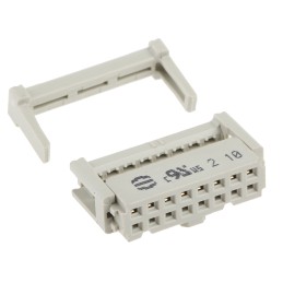 1 pcs - HARTING 16-Way IDC Connector Socket for Cable Mount, 2-Row