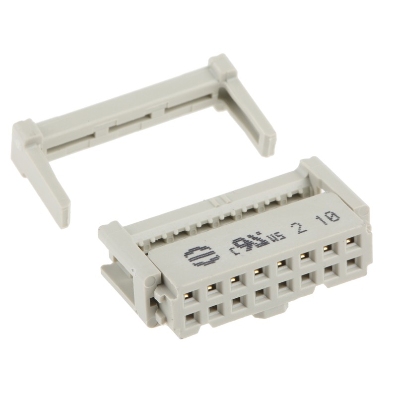 1 pcs - HARTING 16-Way IDC Connector Socket for Cable Mount, 2-Row