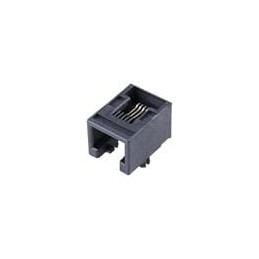 10 pcs : 95501-2641 - Modular Connectors / Ethernet Connectors 6/4 LOW PROFILE RJ11 MOD JACK