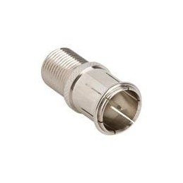 10 pcs : 222157-11 - RF Adapters - In Series Adapter F Jack to F Push