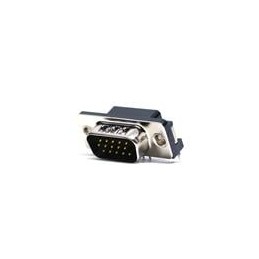 10 pcs : L717HDE15PD4CH4R - D-Sub High Density Connectors 15P Sz E Hi Density Pin Rear Insert 4-40