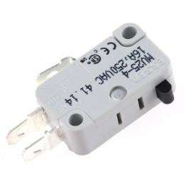 1 pcs - RS PRO Plunger Micro Switch, Solder Terminal, 16 A @ 250 V ac, SP-CO
