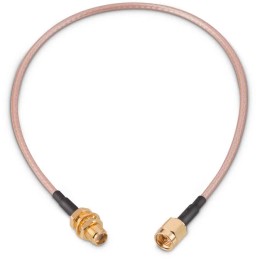 1 pcs - Wurth Elektronik Male SMA to Female SMA Coaxial Cable, 152.4mm, RG316 Coaxial, Terminated