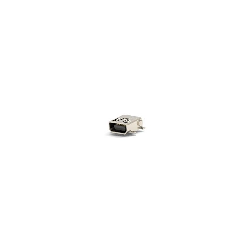 10 pcs : 1-1734328-1 - USB Connectors MINI USB AB R/A RCPT SMT TRAY 0.6MM