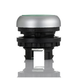 1 pcs - Eaton M22 Series Green Illuminated Momentary Push Button Head, 22mm Cutout, IP67