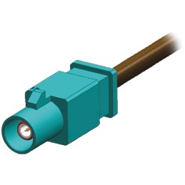 1 pcs - IMS Male SMBA to Coaxial Cable, 500mm, RG174 Coaxial, Terminated