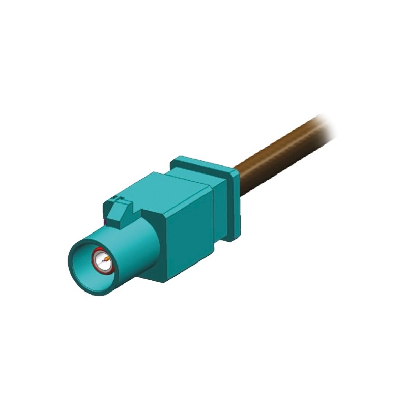 1 pcs - IMS Male SMBA to Coaxial Cable, 500mm, RG174 Coaxial, Terminated