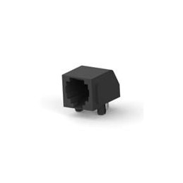 10 pcs : 5555163-2 - Modular Connectors / Ethernet Connectors 6P4C JK LO PRO R/A