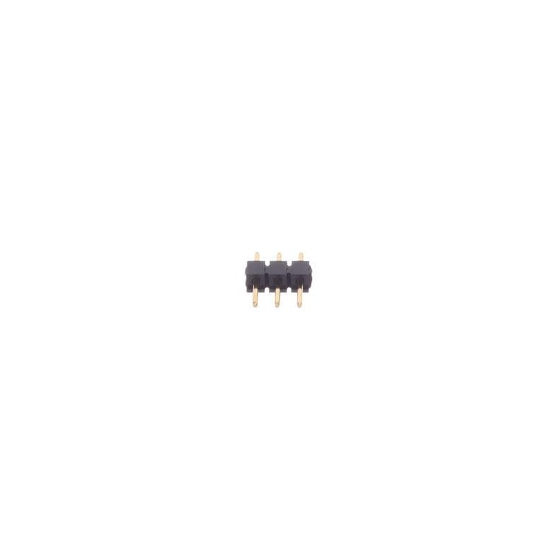 10 pcs : XG8S-0331 - Headers & Wire Housings Header Plug Au Plate Single Row 3 Pin