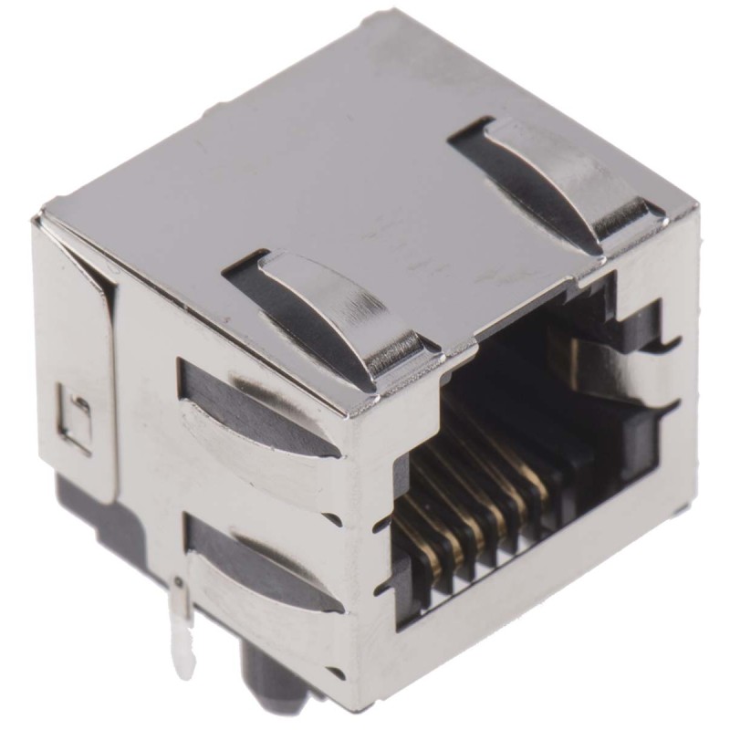 1 pcs - Molex 43860 Series Female RJ11 Connector, Through Hole