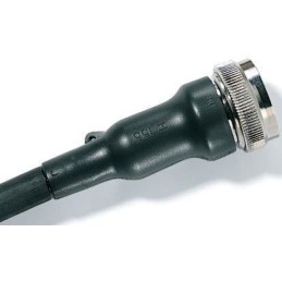 1 pcs - HellermannTyton Straight Black, Fluid Resistant Elastomer, 43mm